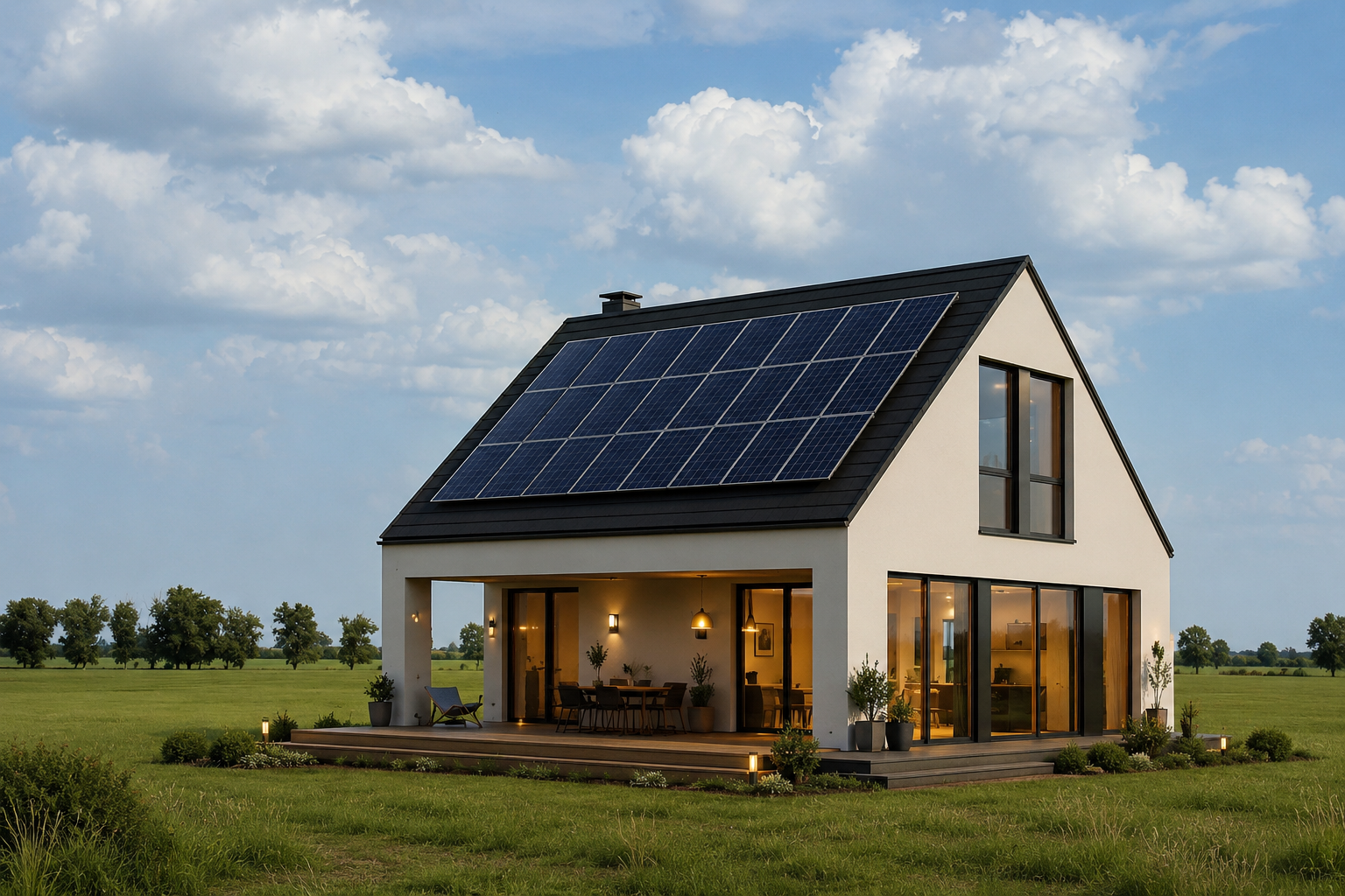 Solar House Background