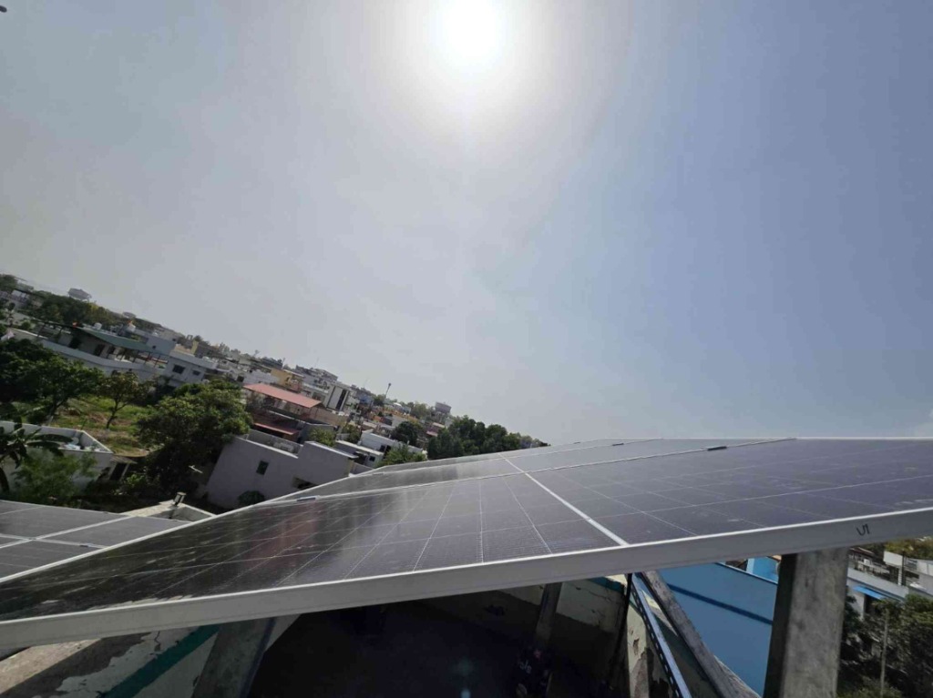 Solar installation in Rishikesh